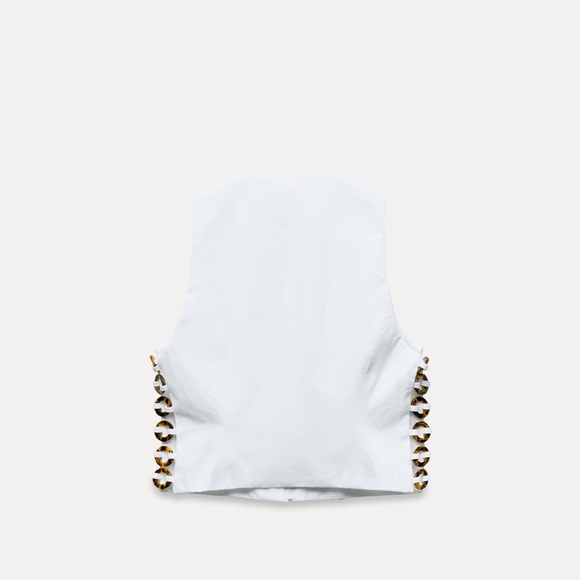 Zara: tortoiseshell effect vest top - Picture 2 of 4